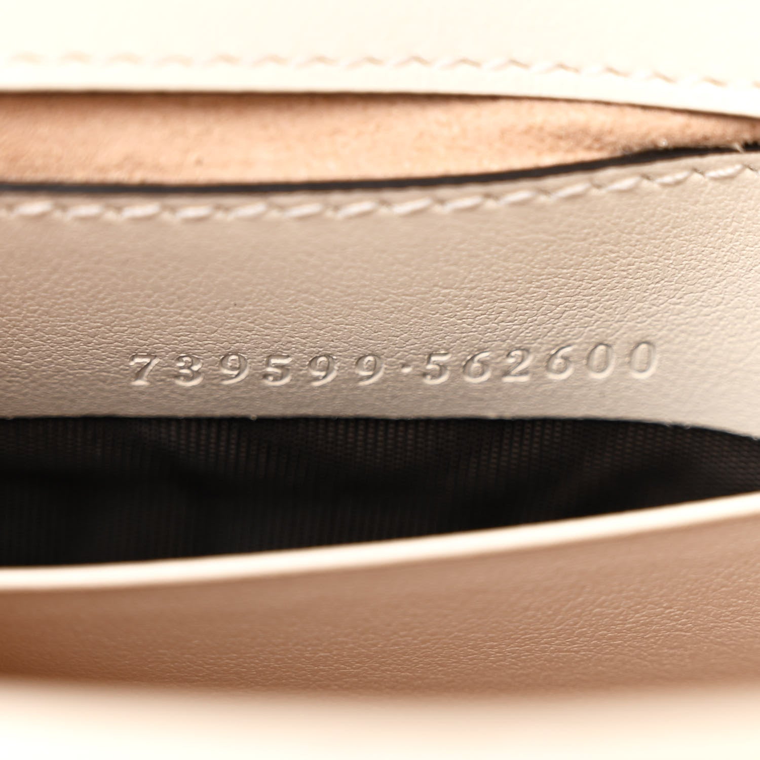 Gucci Calfskin Matelasse Monochrome GG Marmont Chain Belt Bag 95 Mystic White 7 of 11