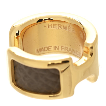 Hermes Epsom Olympe Ear Cuff PM Etoupe 3 of 4