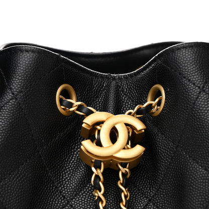Chanel Caviar Quilted Small Chanel 25 Handbag Black 8 of 10