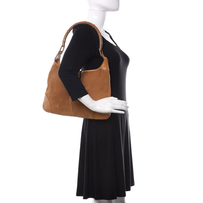 Gucci Suede Small Jackie O Hobo Light Brown 2 of 13