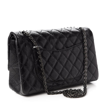 Chanel Aged Calfskin Quilted 2.55 Reissue 226 Flap So Black 3 of 11