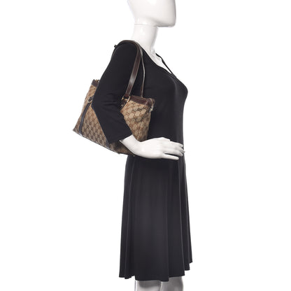 Gucci Monogram Medium Abbey Tote Brown 2 of 21