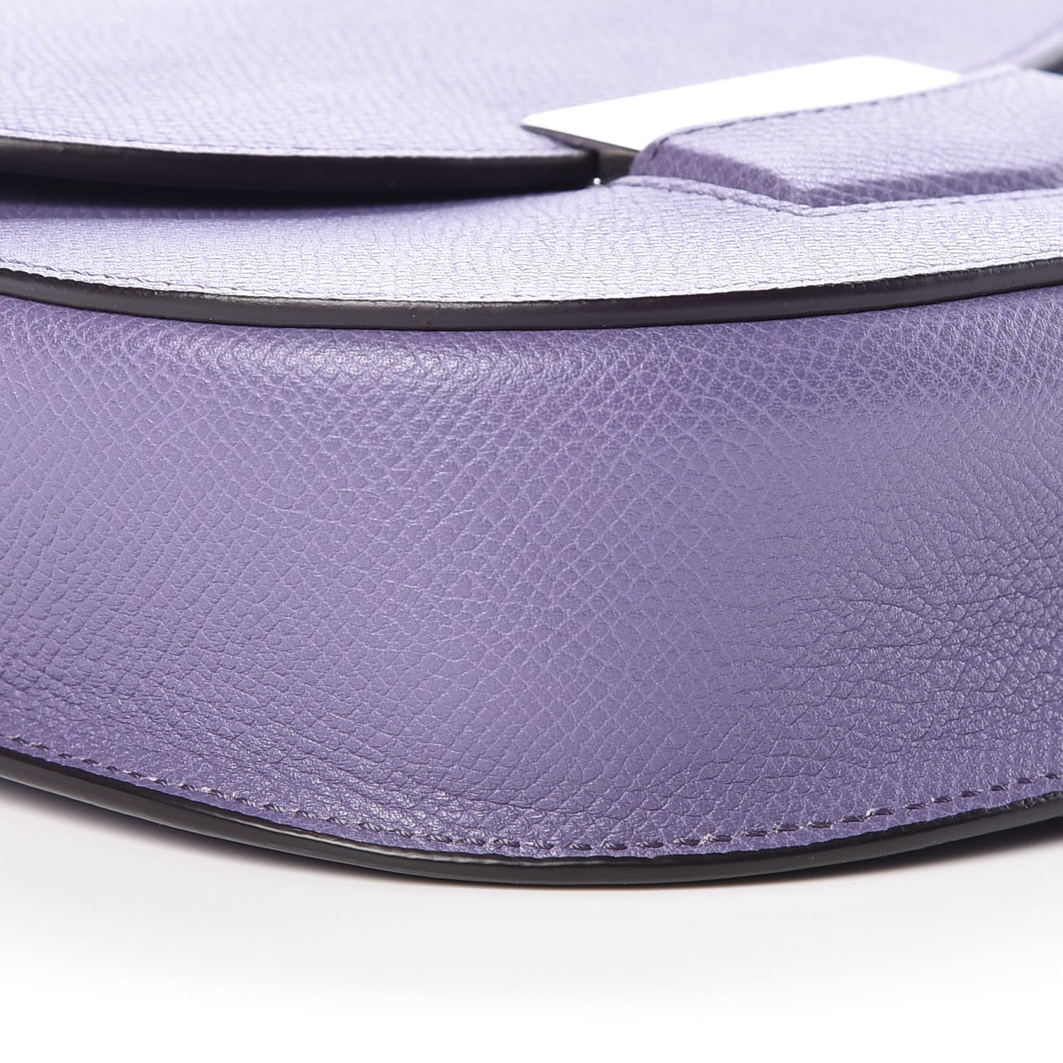 Celine Grained Calfskin Small Trotteur Amethyst 5 of 8