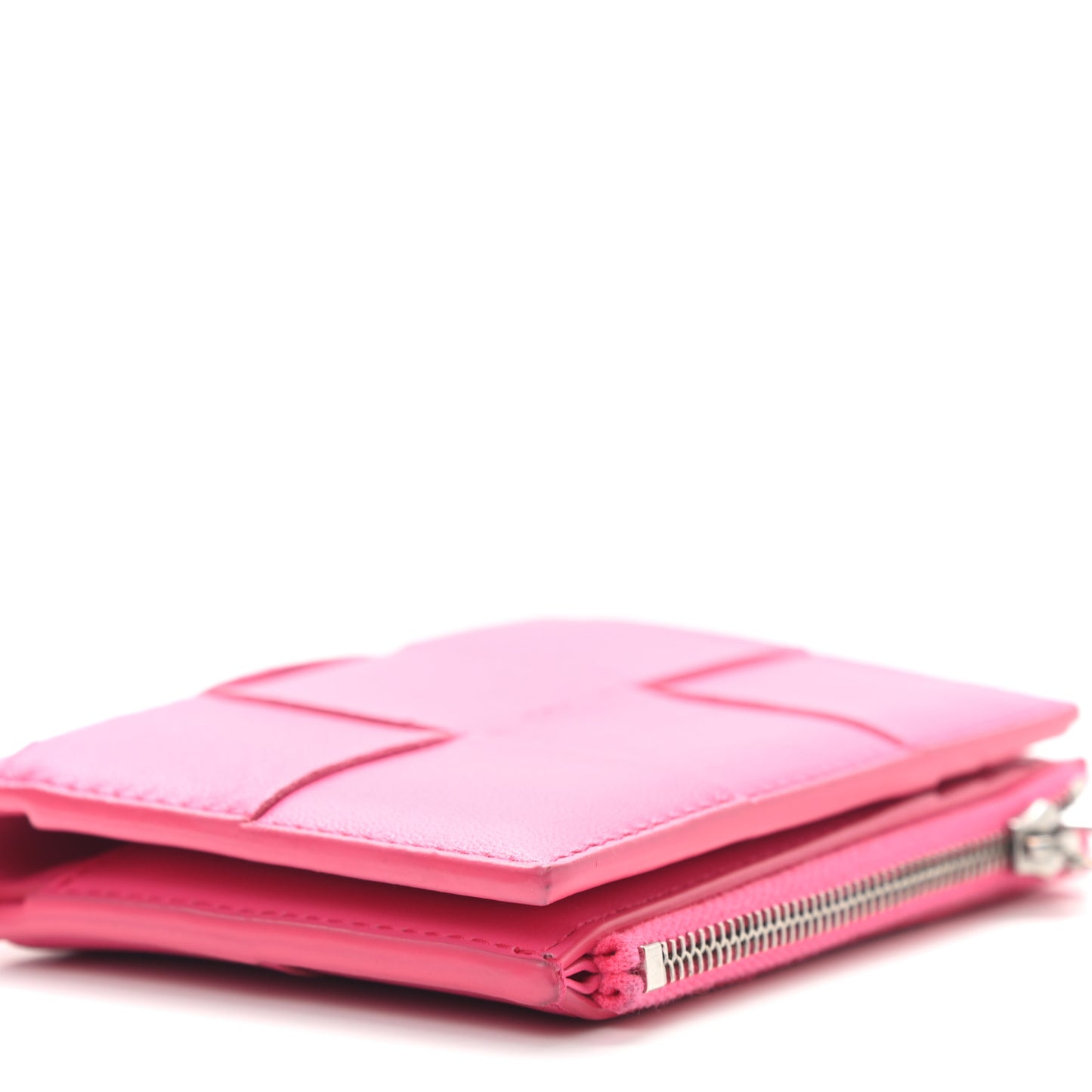 Lambskin Intrecciato Wallet Bon Bon