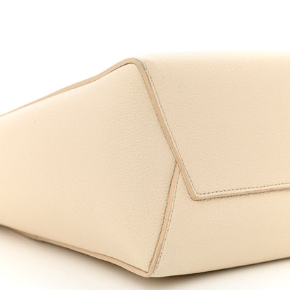 Celine Soft Grained Calfskin Small Sangle Bucket Bag Vanilla 7 of 10