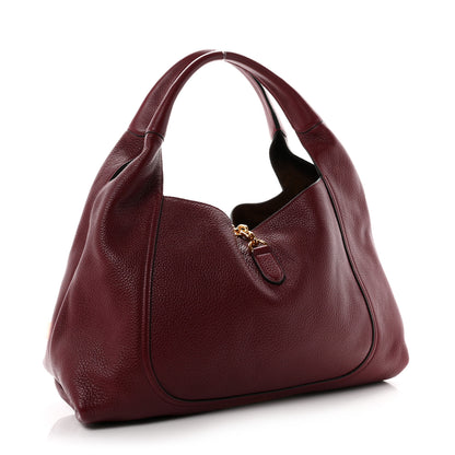Gucci Grained Calfskin Softbit Maxi Shoulder Bag Rosso Ancora Red 4 of 11