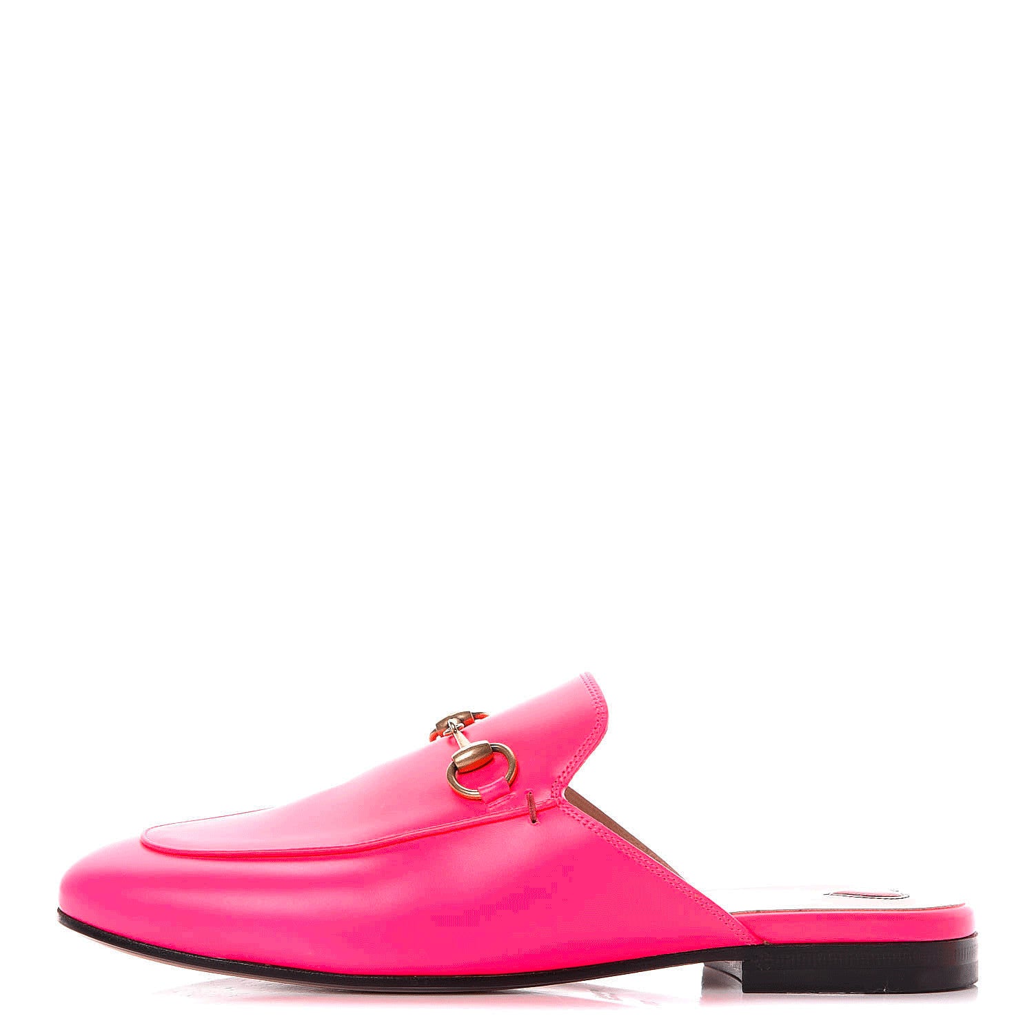 Gucci Calfskin Womens Princetown Slippers 36 Fuxia Fluo 1 of 12