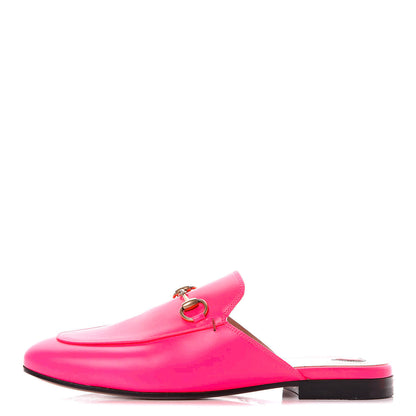 Gucci Calfskin Womens Princetown Slippers 36 Fuxia Fluo 1 of 12