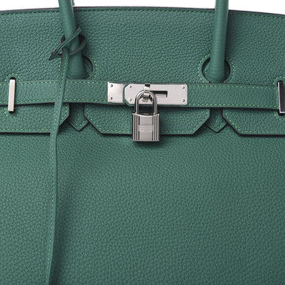 Hermes Togo Birkin 35 Malachite 8 of 17