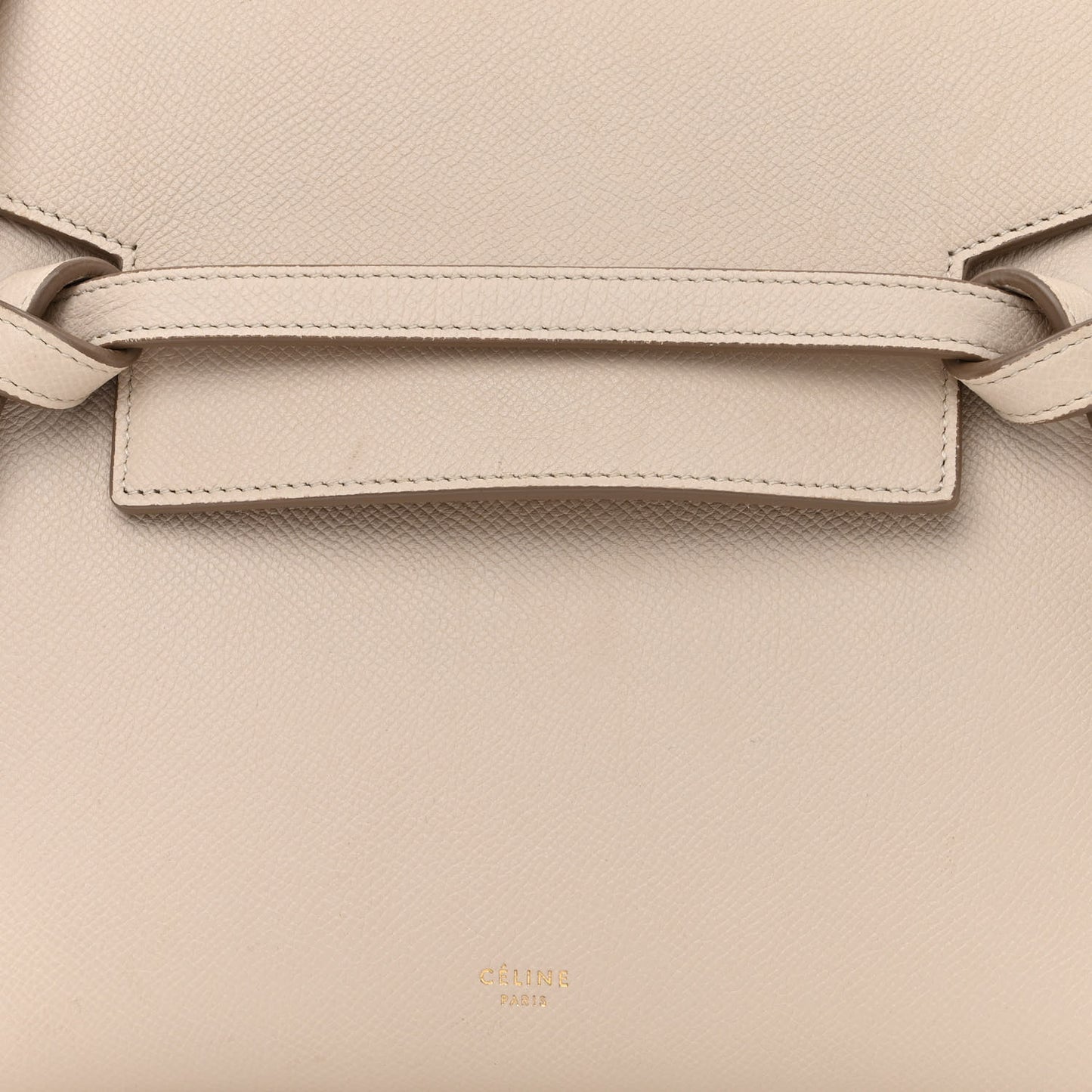 Grained Calfskin Micro Belt Bag Linen
