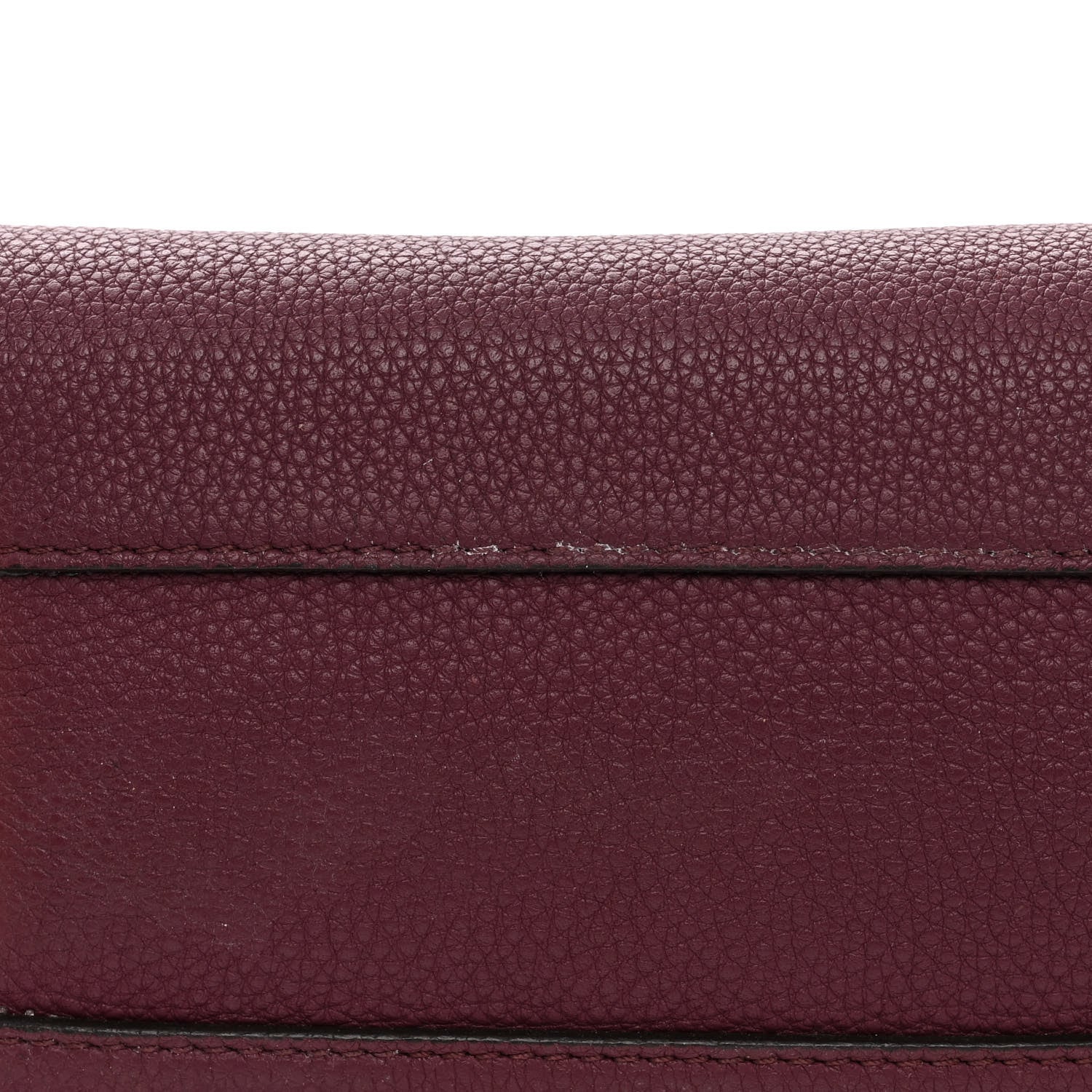 Burberry Grainy Calfskin House Check Small Banner Tote Elderberry 14 of 14