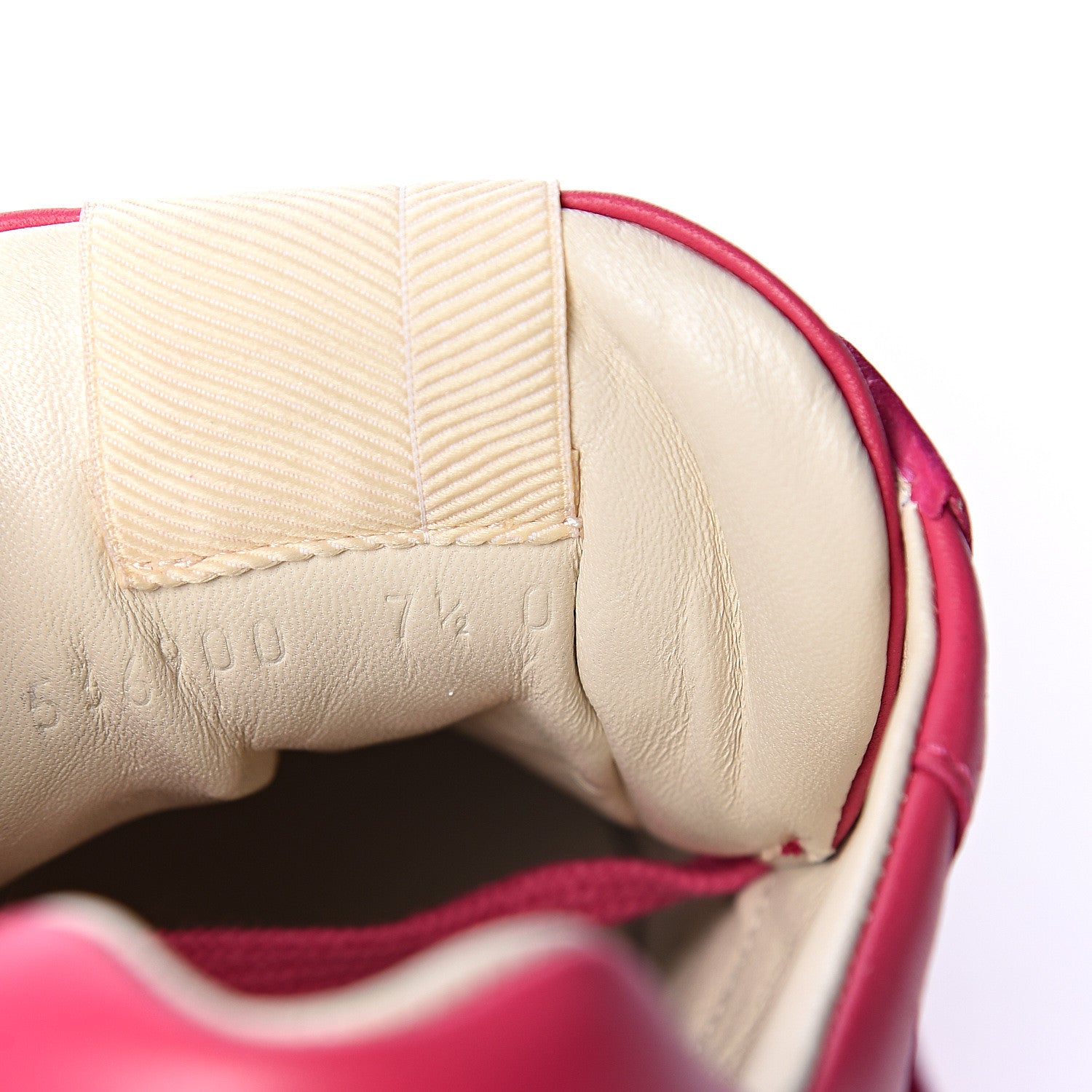 Gucci Calfskin Logo Mens Rhyton Sneakers 7.5 Box Pink 9 of 10