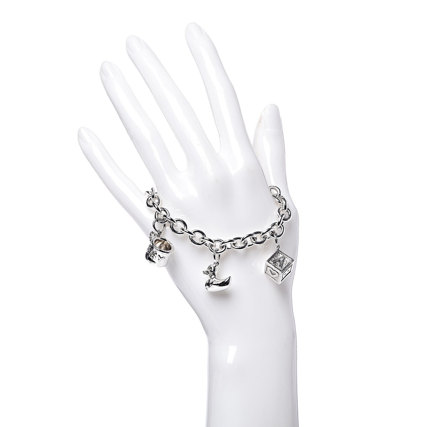 Sterling Silver Baby Charm Bracelet