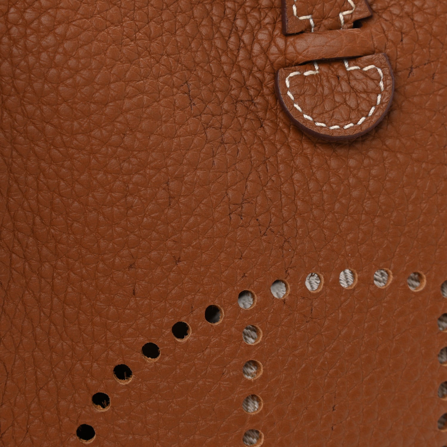 Hermes Taurillon Clemence Evelyne TPM Gold 11 of 11