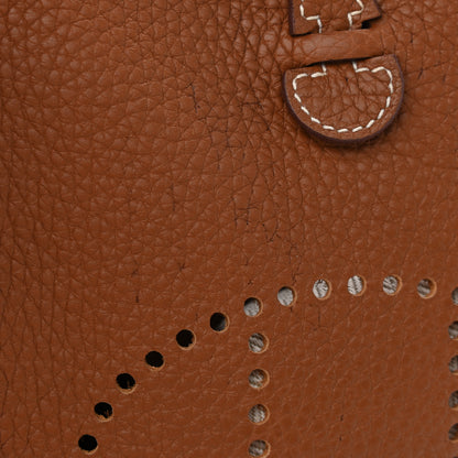 Hermes Taurillon Clemence Evelyne TPM Gold 11 of 11