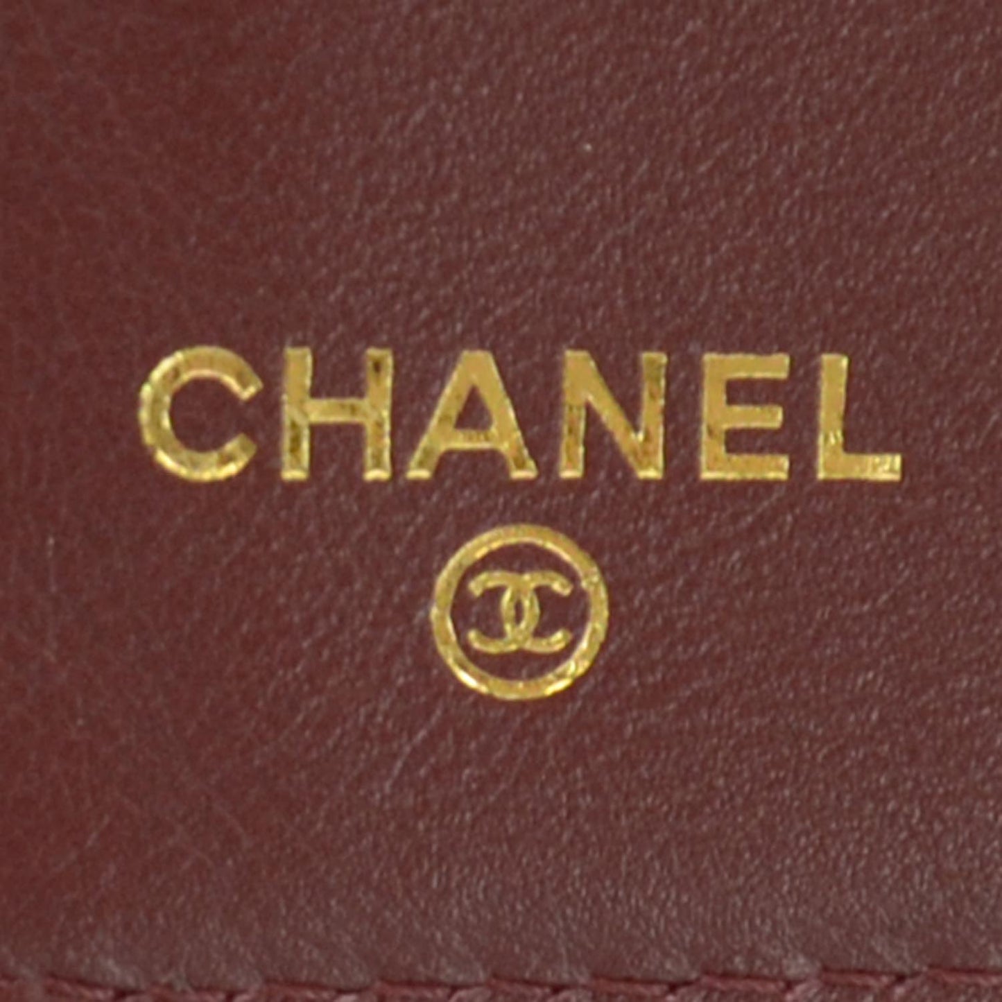 Caviar Quilted Yen Wallet Black