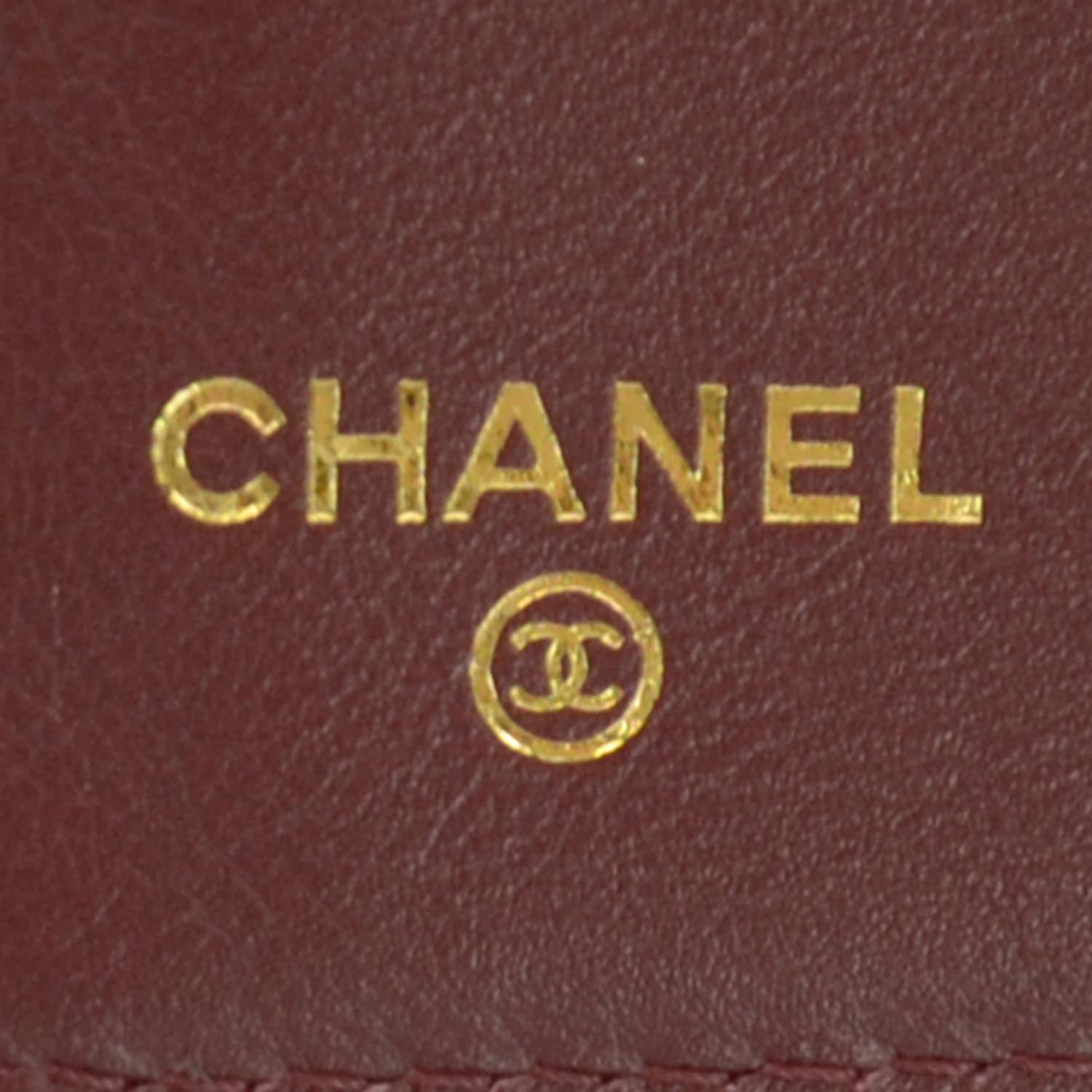 Chanel Caviar Quilted Yen Wallet Black 6 of 8