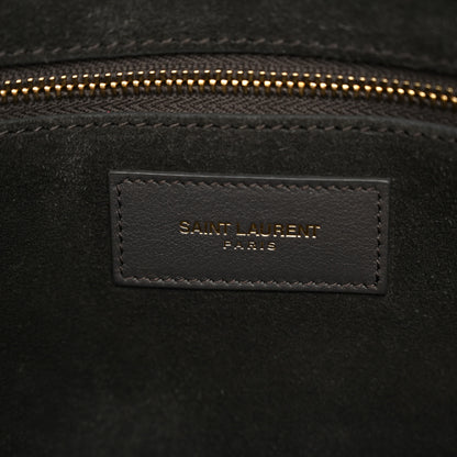 Saint Laurent Calfskin Large Sac de Jour Carryall Grey 8 of 16