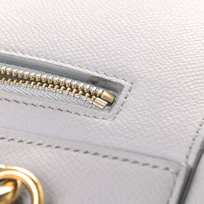 Celine Grained Calfskin Micro Belt Bag Pearl Blue 11 of 13