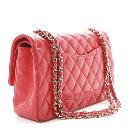Chanel Lambskin Quilted Medium Double Flap Red 3 of 12