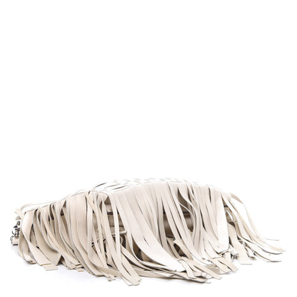 Prada Nappa Woven Fringe Tote Cera 5 of 16
