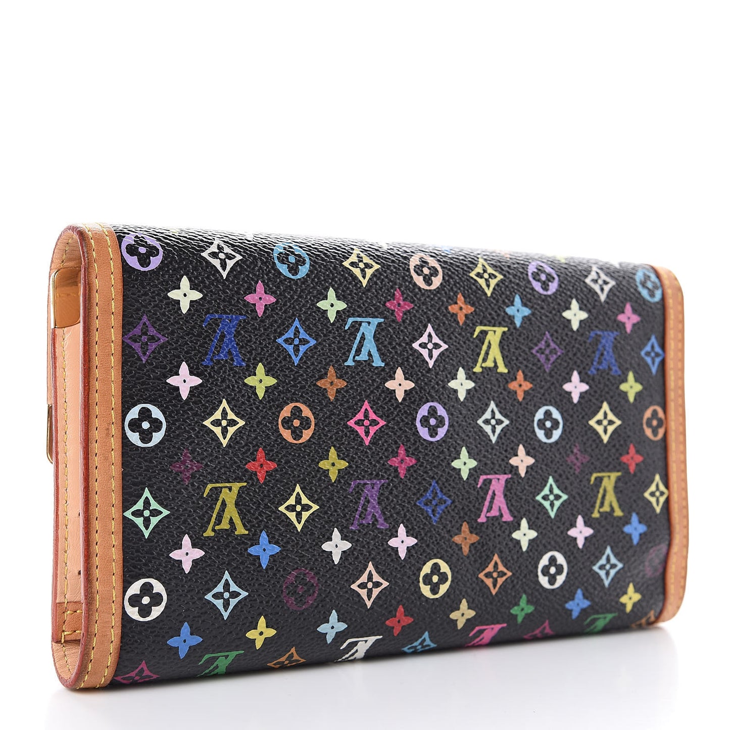 Monogram Multicolor Porte Tresor International Wallet Black