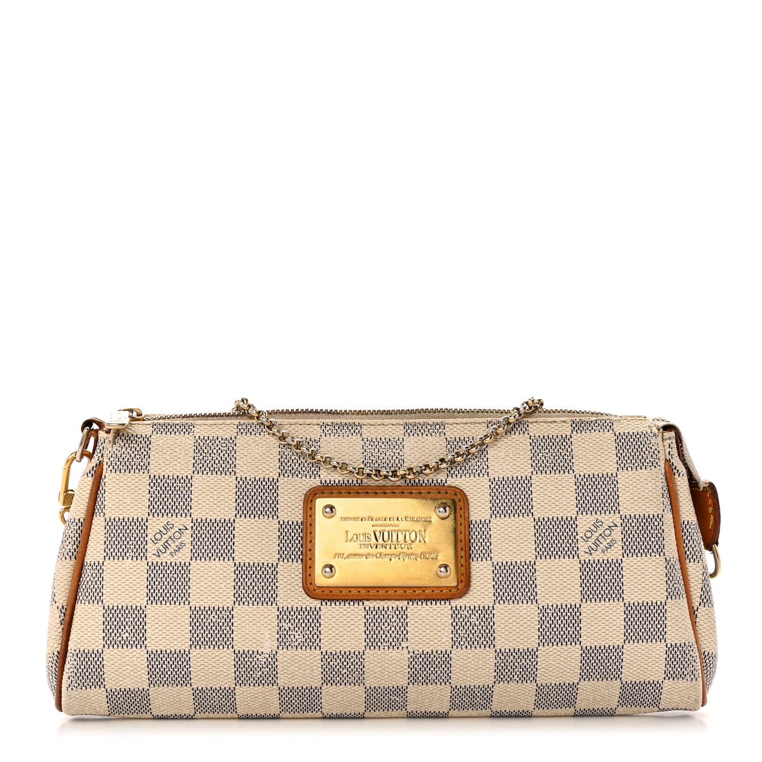 Louis Vuitton Damier Azur Eva Clutch 1 of 12