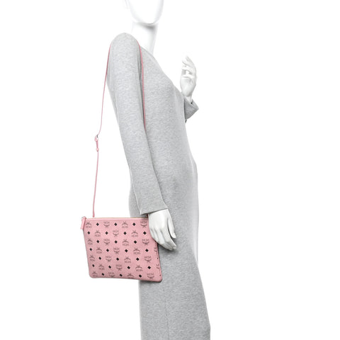 Visetos Medium Crossbody Pouch Soft Pink