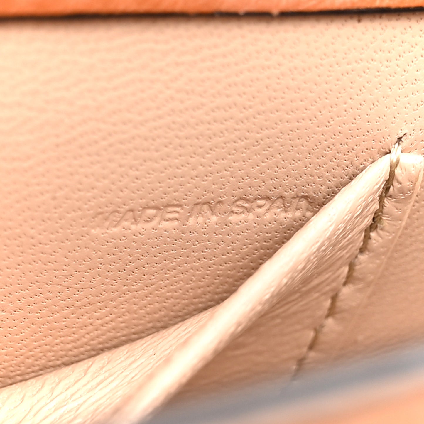 Spazzolato Sfumato Lambskin Calfskin Small Nile Bracelet Minaudiere Bag Caramel