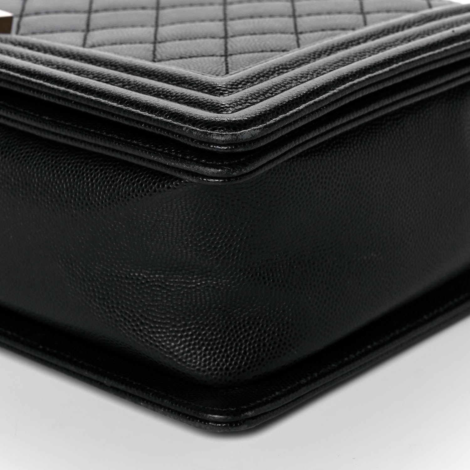 Chanel Caviar Quilted New Medium Boy Flap Black 11 of 12