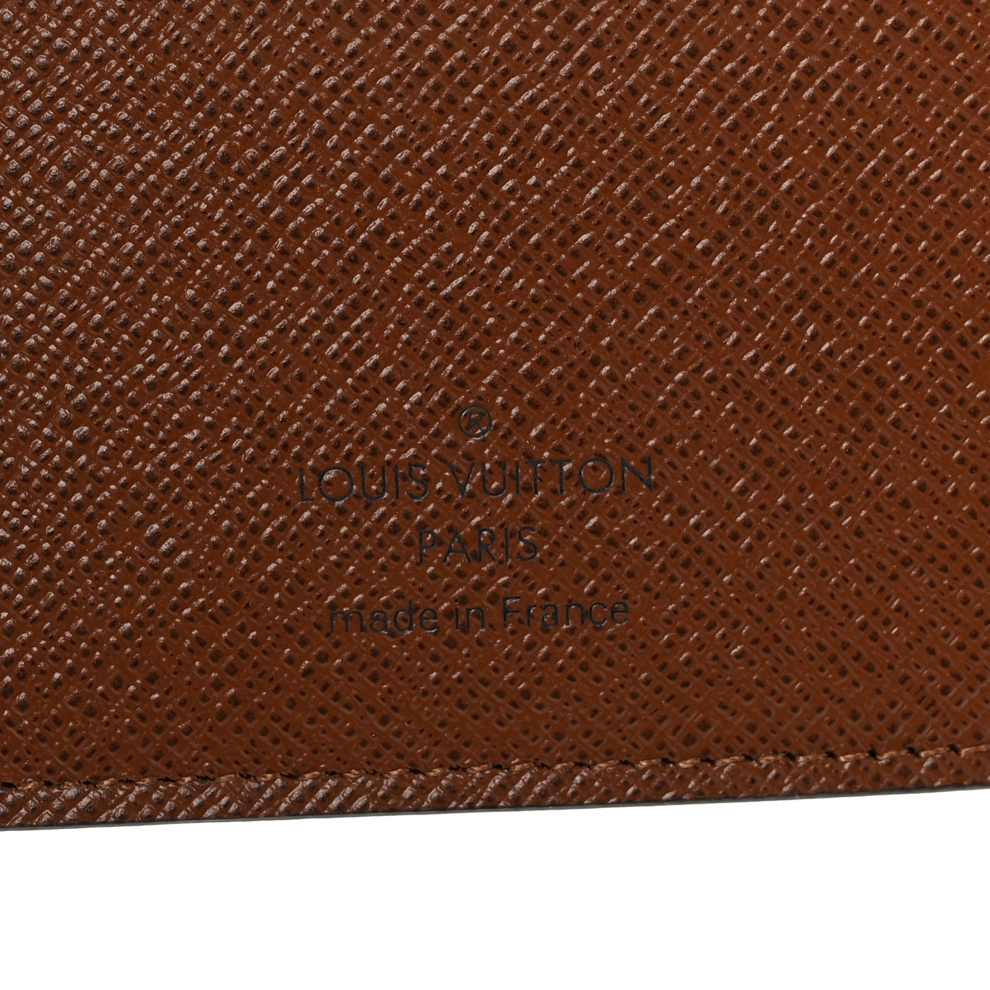 Monogram Pocket Agenda Cover