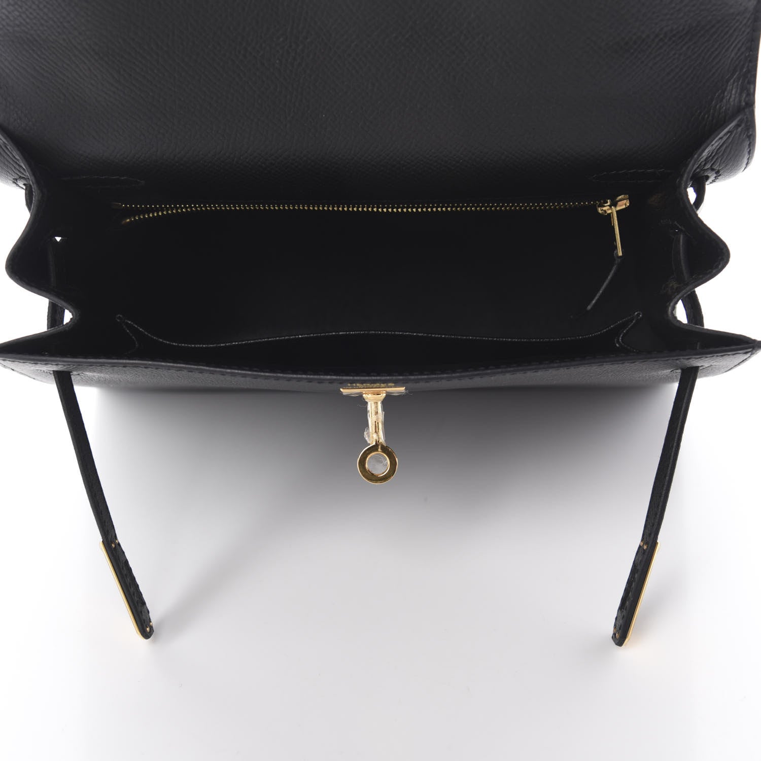 Hermes Epsom Kelly Sellier 25 Black 5 of 11