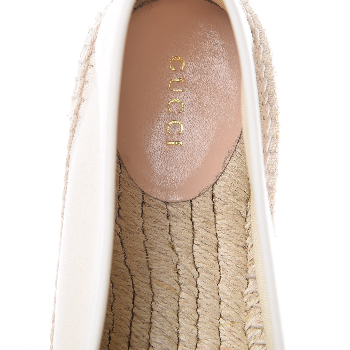 Canvas Logo Espadrilles 40 Greggio White