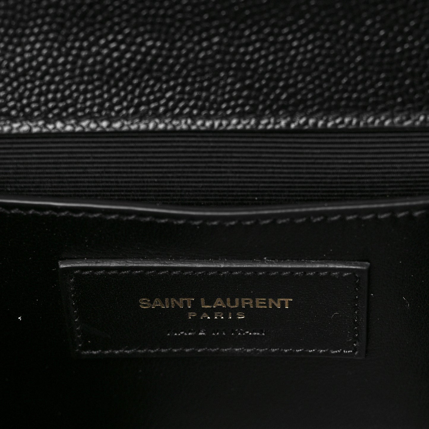 Grain De Poudre Medium Classic Monogram Kate Satchel Black