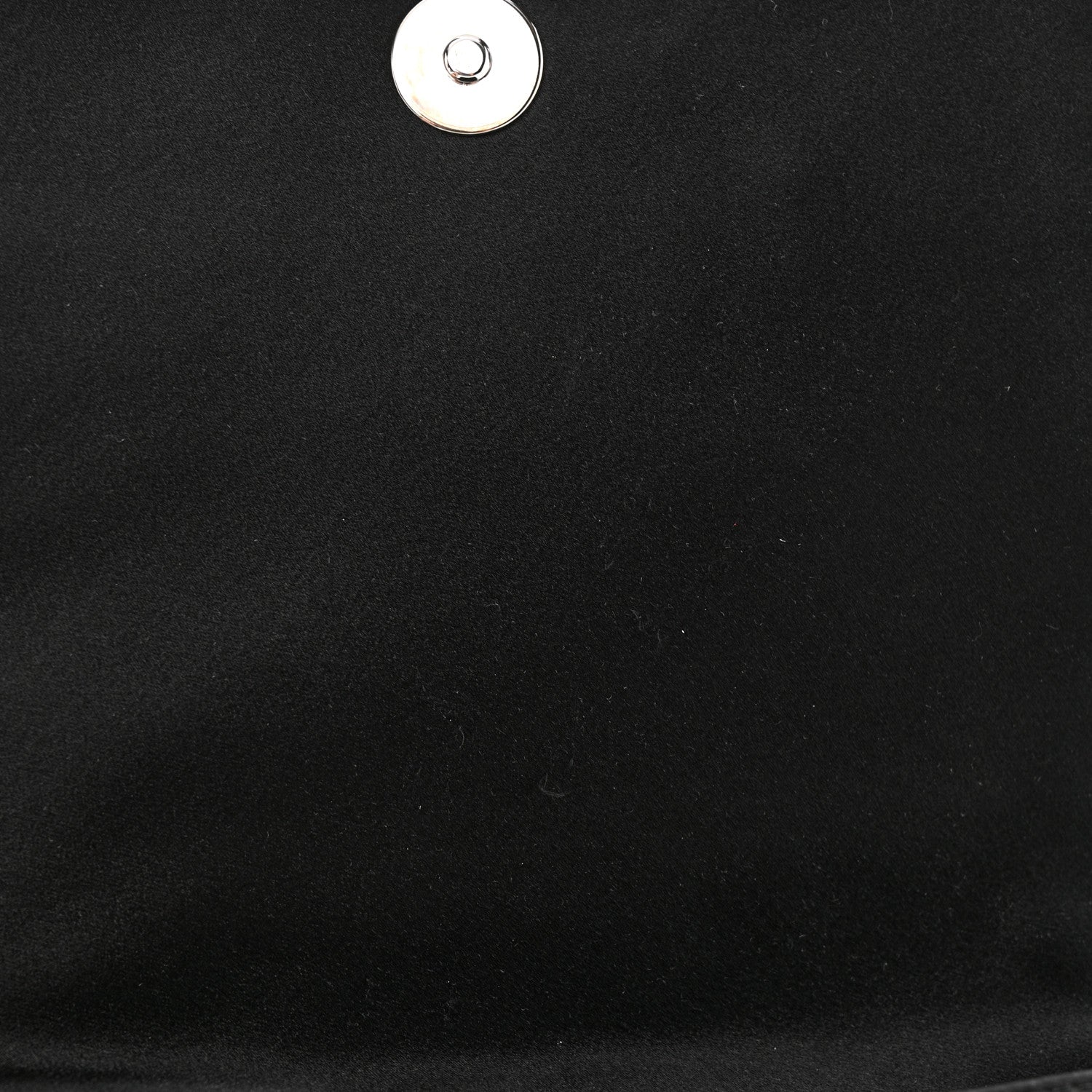 Chanel Satin Pleated Chain Embellished Mirror Flap Black 13 of 13