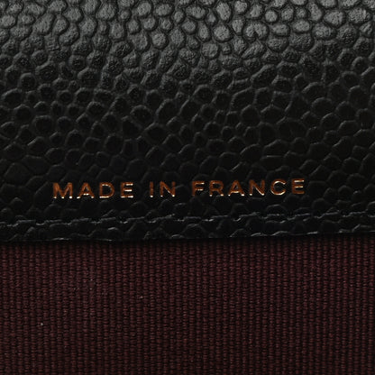 Chanel Caviar Quilted Flap Card Holder Wallet Black 7 of 9