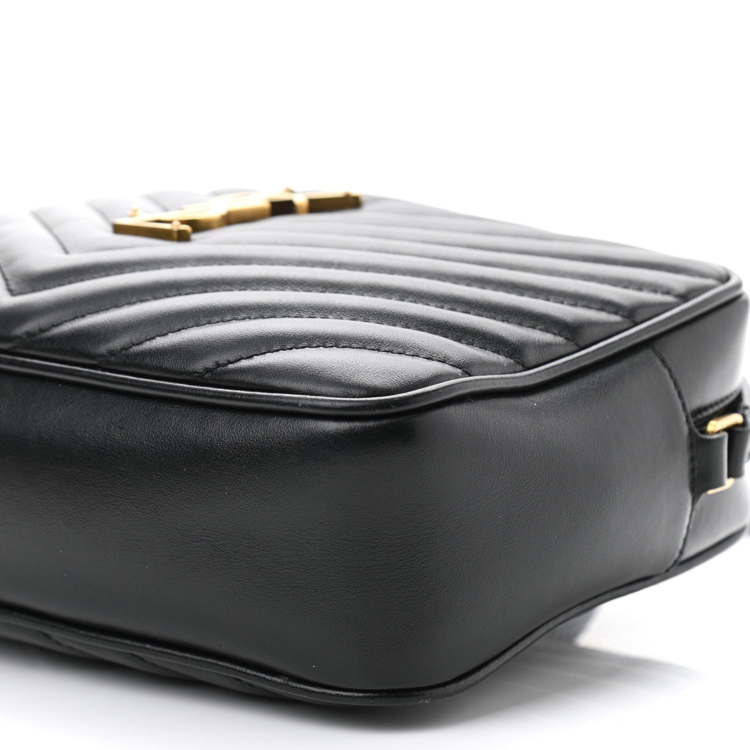Saint Laurent Calfskin Matelasse Monogram Lou Camera Bag Black 10 of 10
