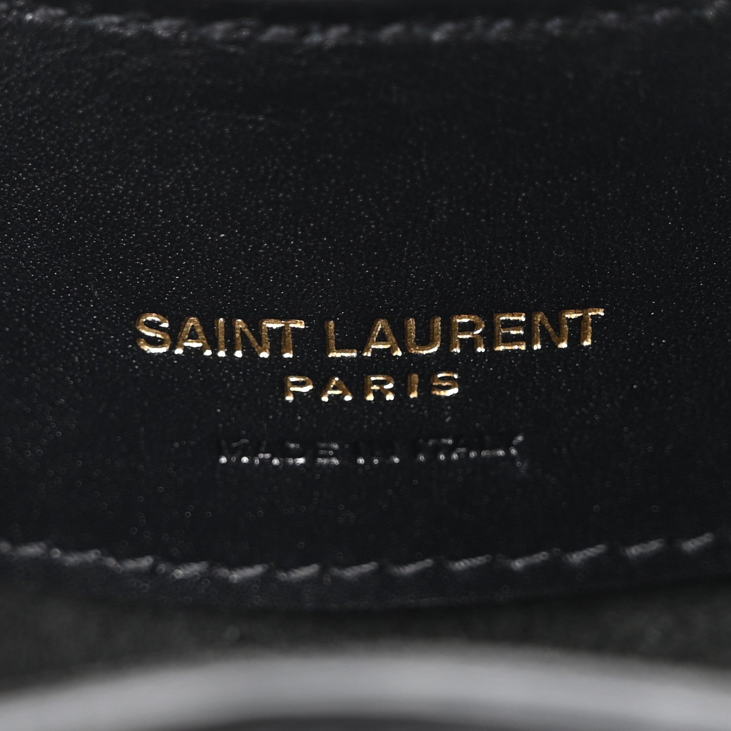 Saint Laurent Shiny Calfskin Le 37 Mini Bucket Bag Black 5 of 8