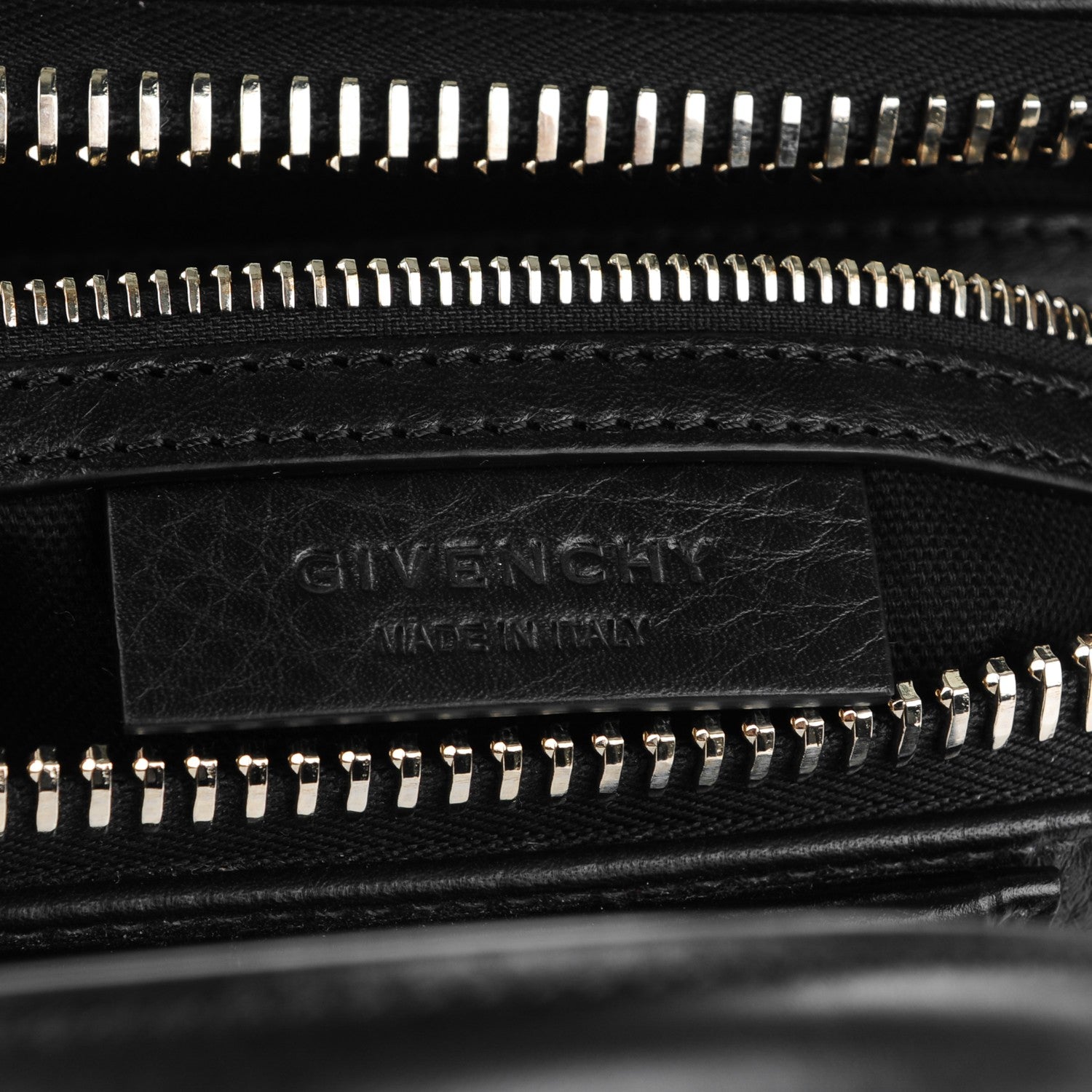 Givenchy Calfskin Crocodile Embossed Small Antigona Black 6 of 9