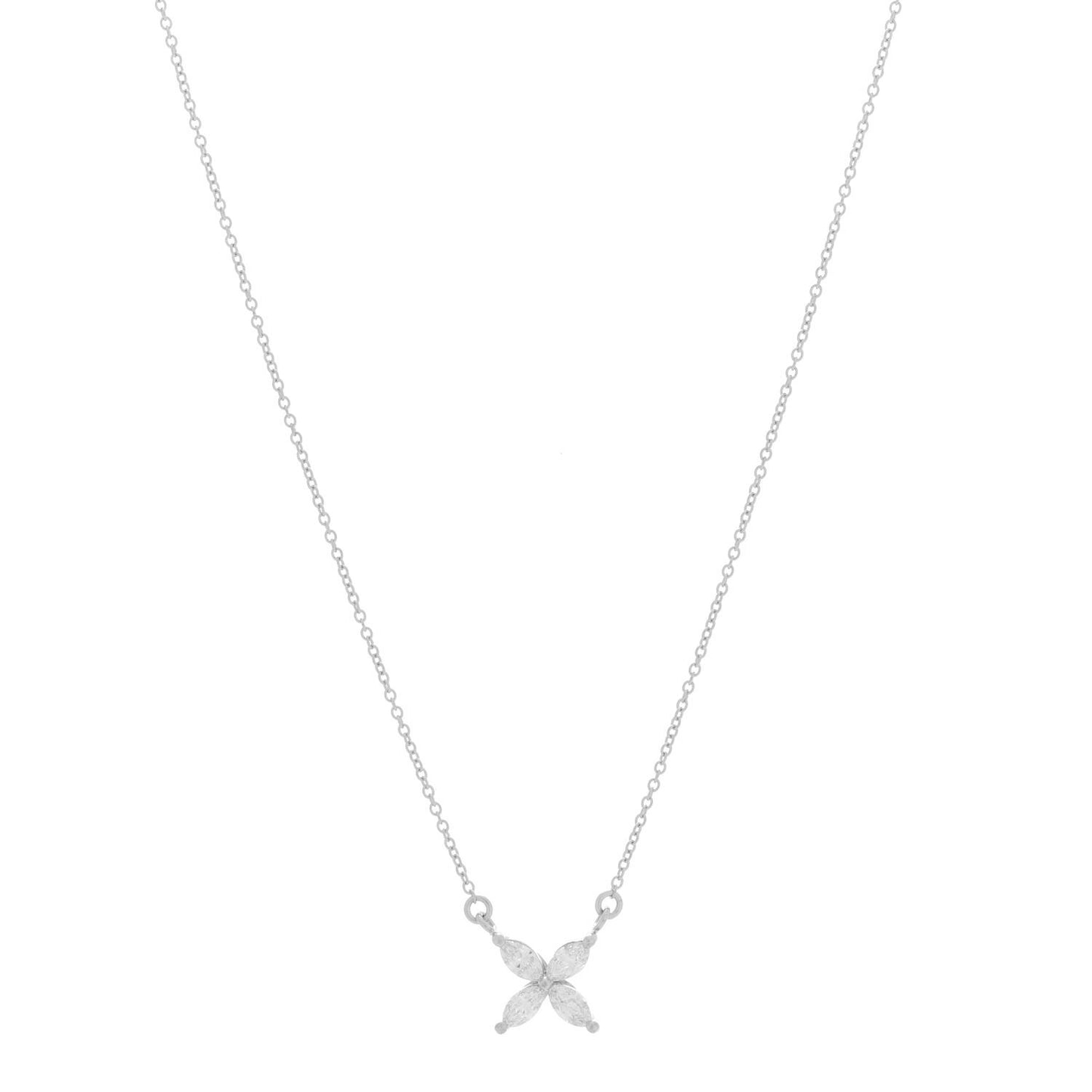 Platinum Diamond Medium Victoria Necklace