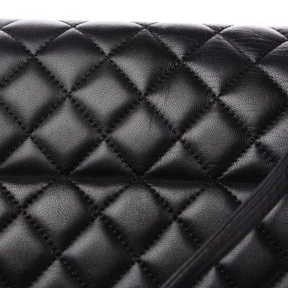 Chanel Lambskin Quilted Large Urban Spirit Backpack Black 12 of 17