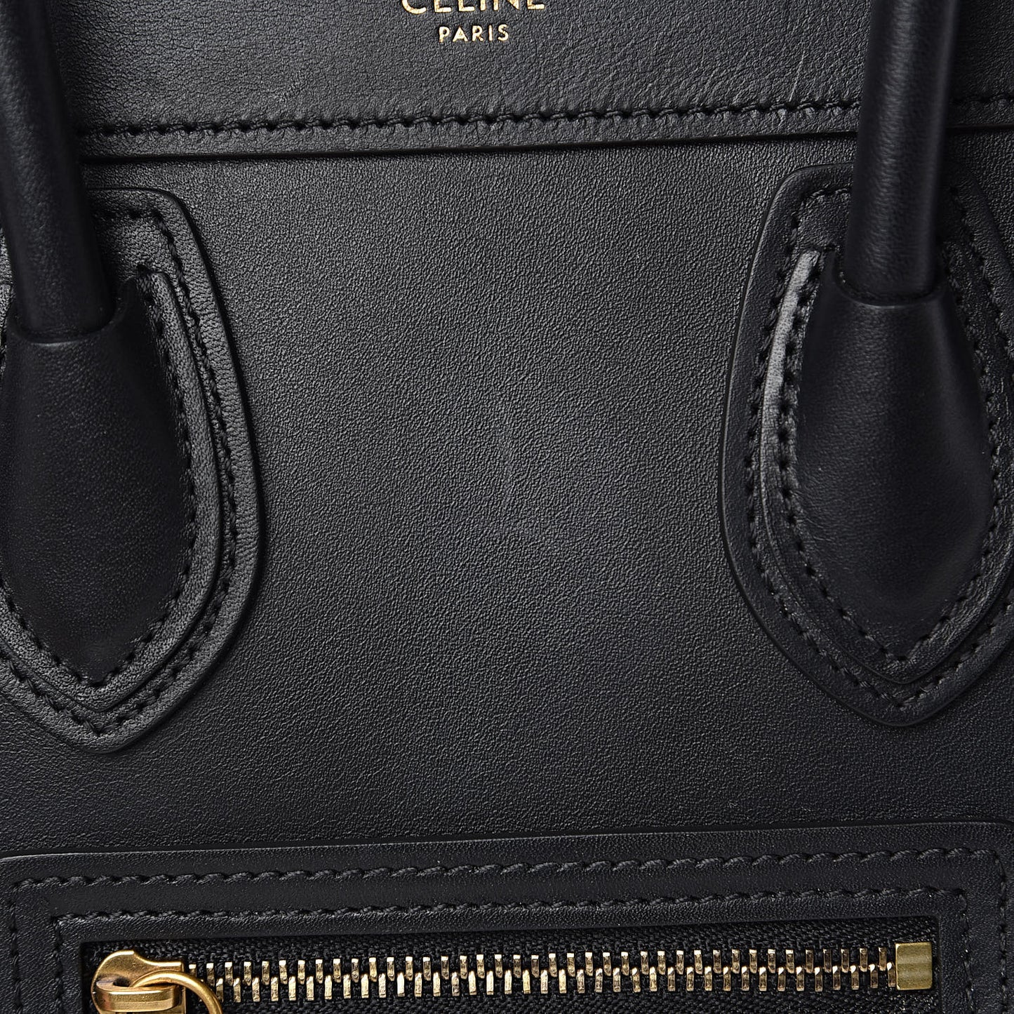 Smooth Calfskin Nano Luggage Black
