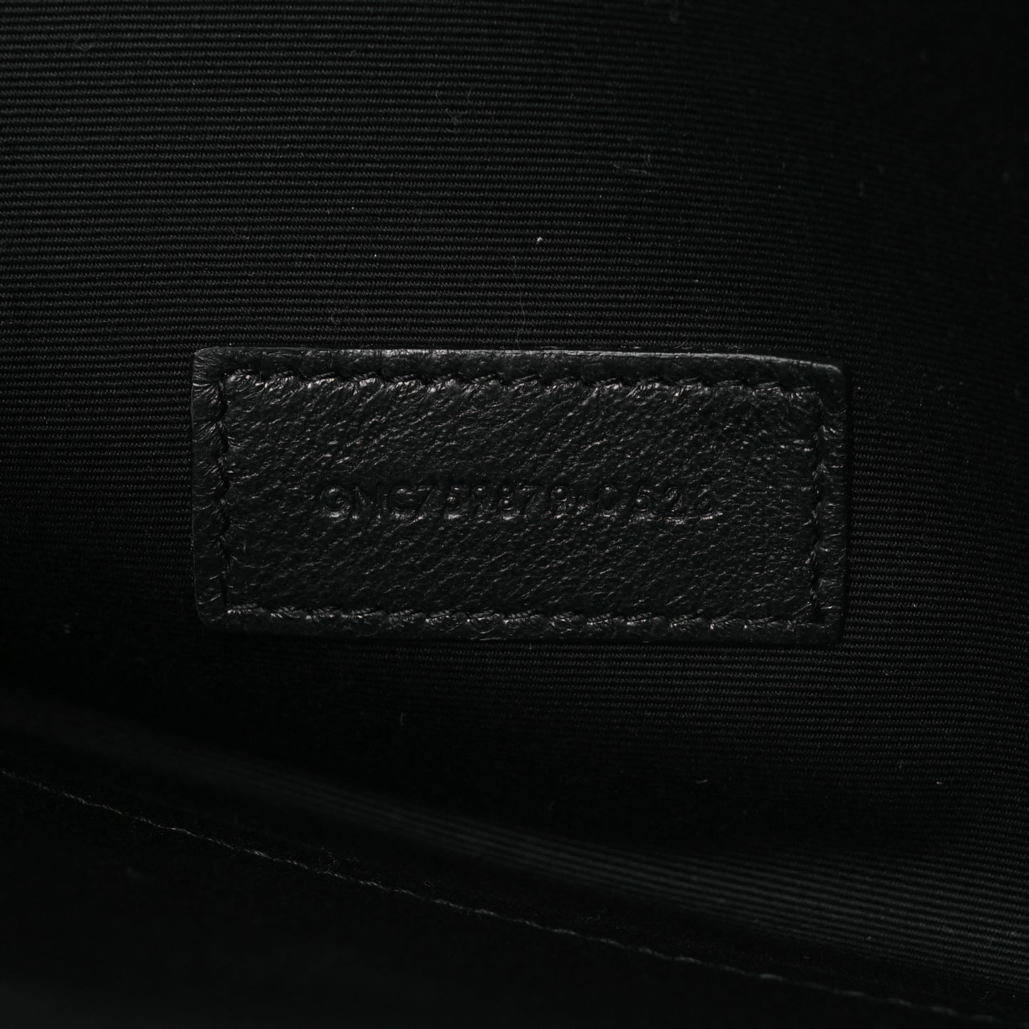 Lambskin Cassandre Matelasse Carre Flap Pouch Clutch Black