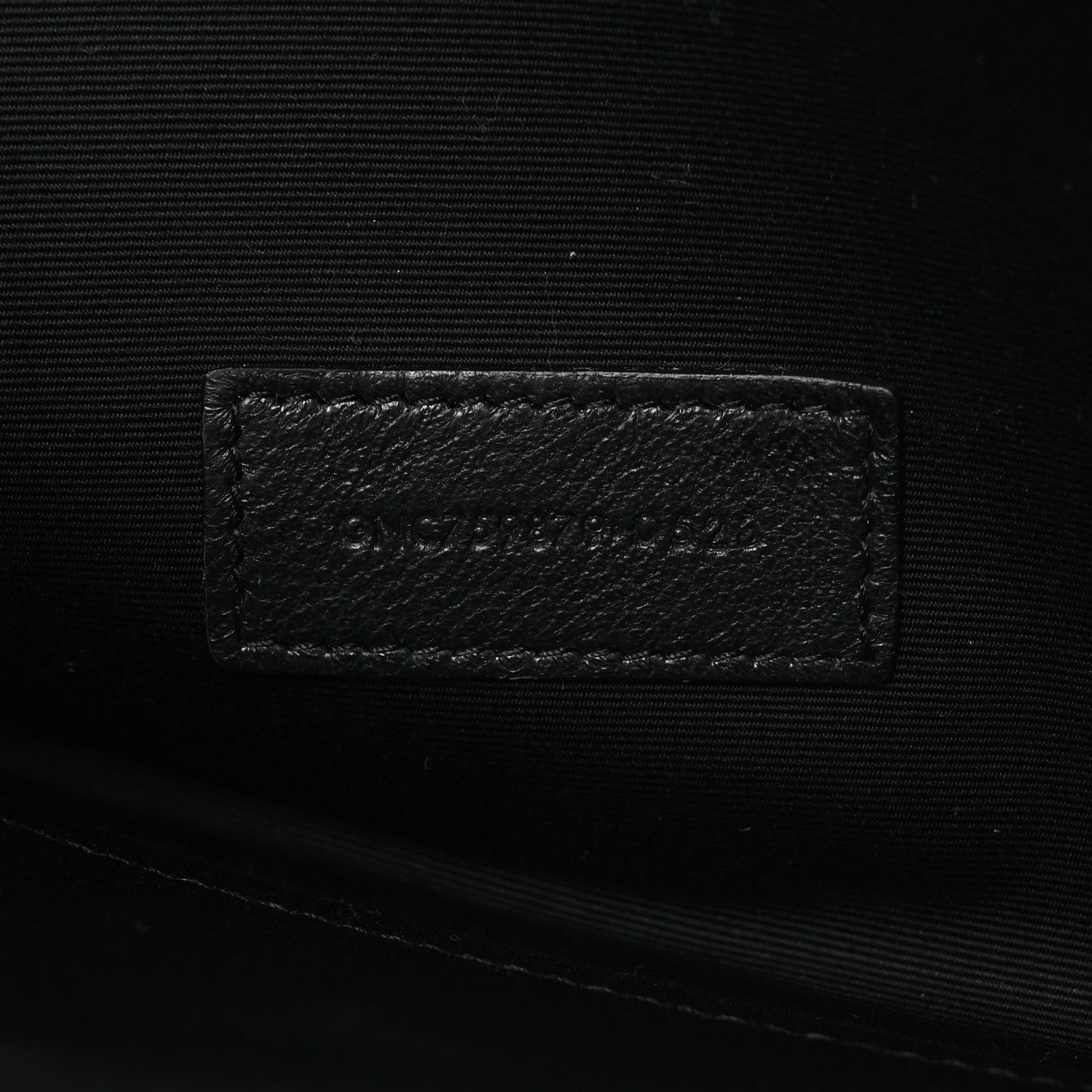 Saint Laurent Lambskin Cassandre Matelasse Carre Flap Pouch Clutch Black 7 of 8