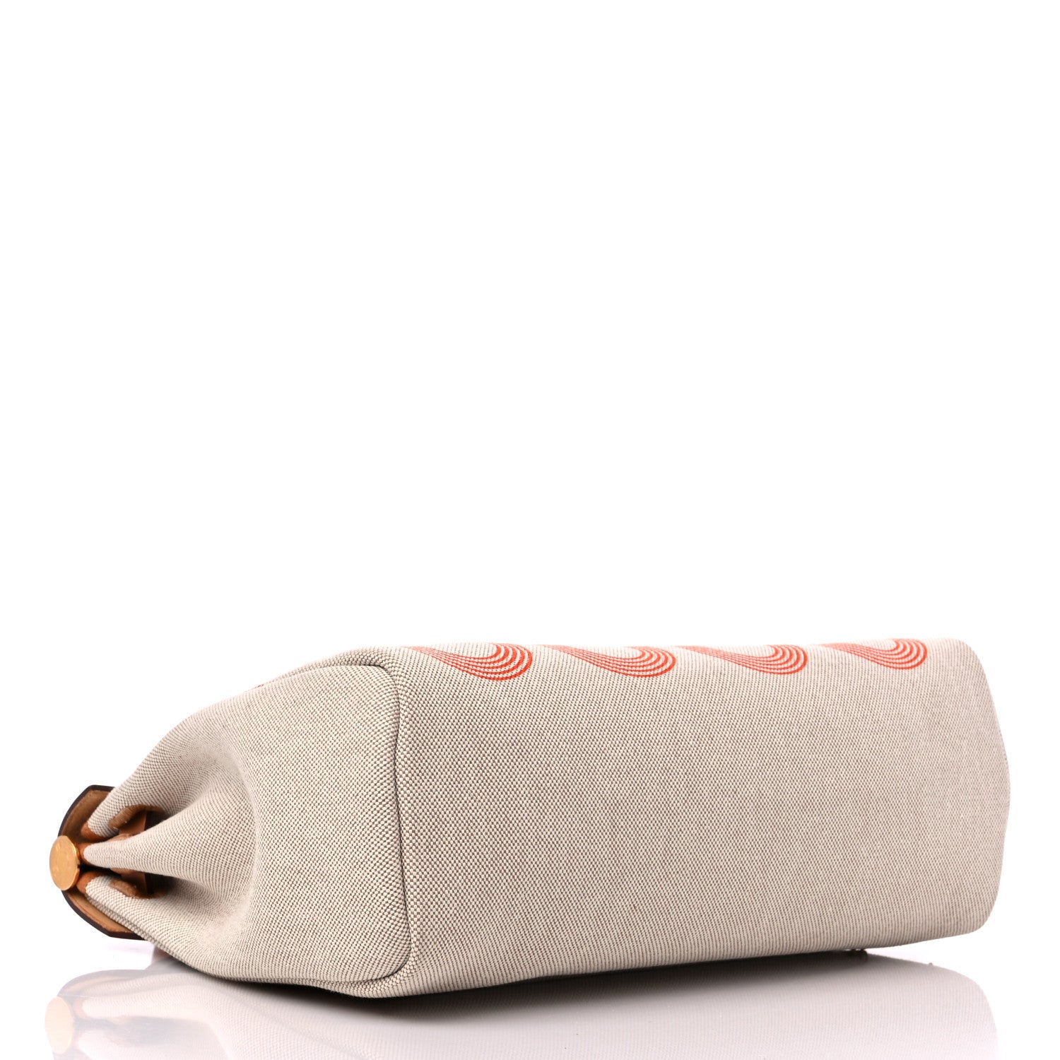 Hermes H Plume Canvas Vache Hunter Circuit 24 Herbag Zip Retourne 31 Orange Mecano Ecru Beige Naturel 5 of 10
