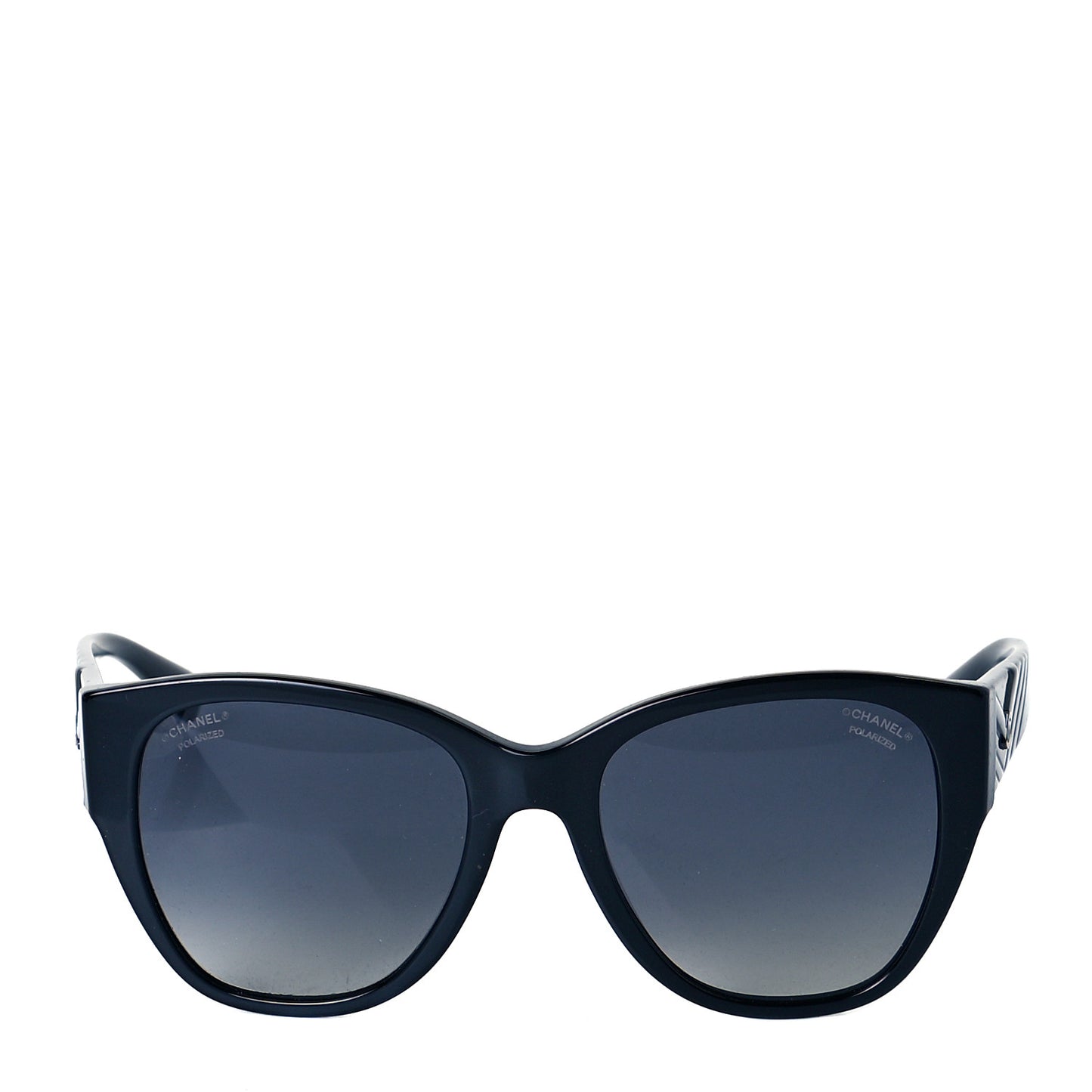 Acetate Polarized Butterfly CC Sunglasses 5412 Black