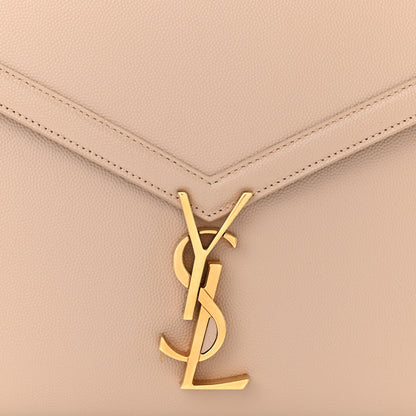 Saint Laurent SAINT LAURENT Grain de Poudre Medium Classic Monogram Cassandra Top Handle Beige 7 of 9