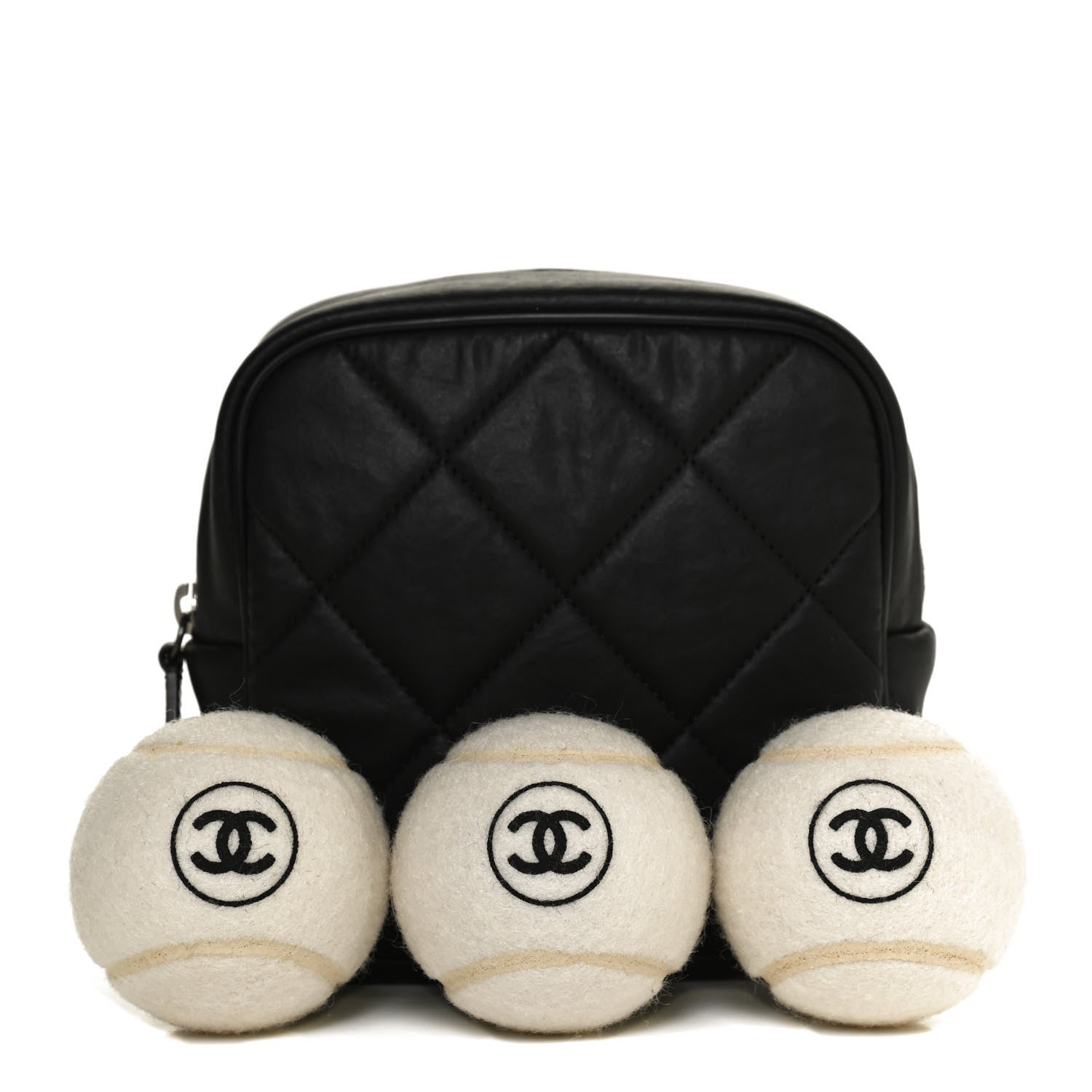 Chanel Tennis Balls Set of 3 and Pouch 1 of 10