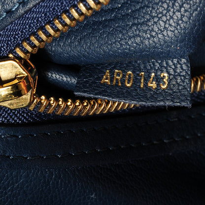 Louis Vuitton Ostrich Python Majestueux Tote MM Blue 7 of 7