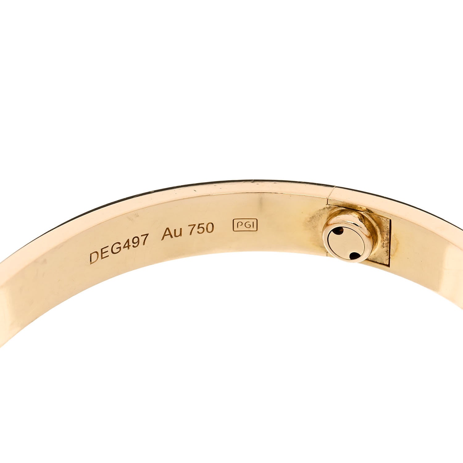 Cartier 18K Yellow Gold LOVE Bracelet 16 7 of 9